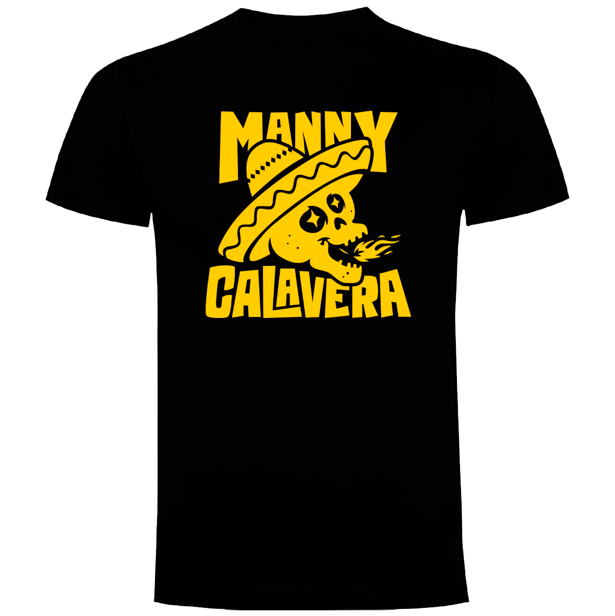 camiseta-negra-manny-calavera